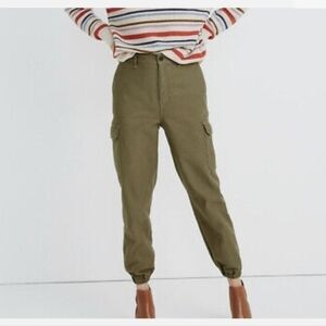 Madewell High-Rise Cargo Fatigue Pants 31 Jogger Style Military Inspired